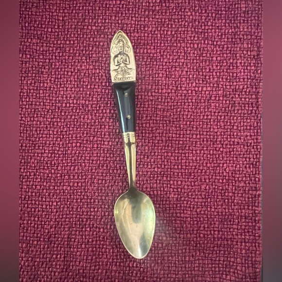 S Thialand Other - Vintage Brass and Rosewood S Thialand Teaspoons and Wrap